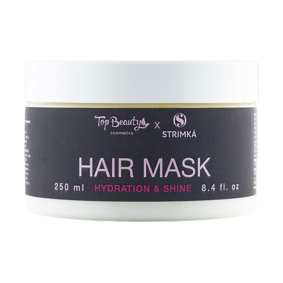 Маска для волосся Top Beauty X Strimka Hair Mask Інтенсивне зволоження та блиск, 250 мл